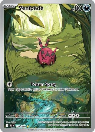 Venipede 132/086 - Illustration Rare - Holofoil
