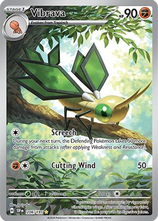 Vibrava 206/191 - Illustration Rare - Holofoil