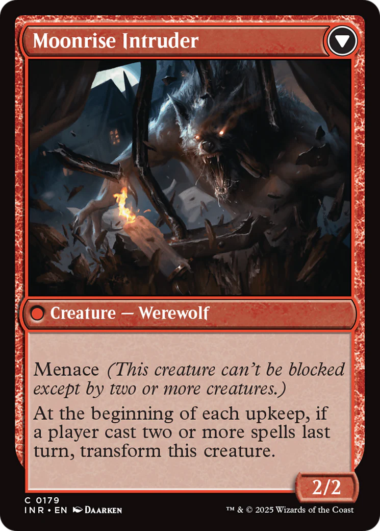 Village Messenger // Moonrise Intruder (INR-179) - Innistrad Remastered - Image 2