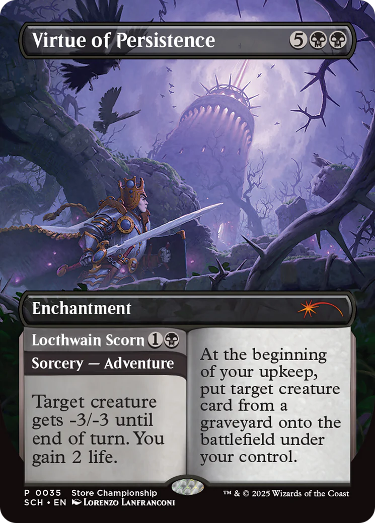Virtue of Persistence (GAME-035) - Game Day & Store Championship Promos