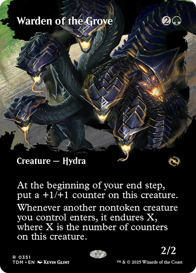 Warden of the Grove (Borderless) (TDM-351) - Tarkir: Dragonstorm