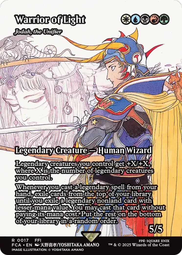 Warrior of Light - Jodah, the Unifier (Showcase) (FCA-017) - FINAL FANTASY: Through the Ages Foil