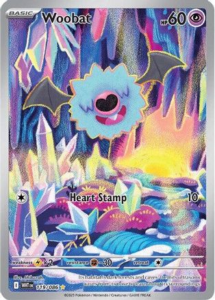 Woobat 119/086 - Illustration Rare - Holofoil