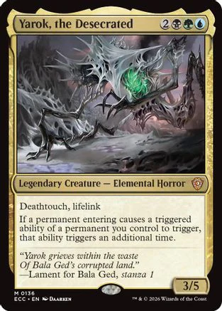 Yarok, the Desecrated (ECC-136) - Commander: Lorwyn Eclipsed