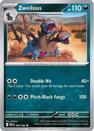 Zweilous 066/086 - Common - Reverse Holofoil